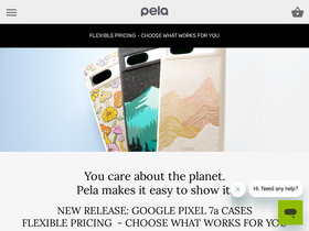 Pela Case homepage screenshot