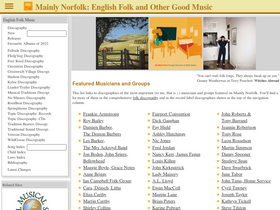 'mainlynorfolk.info' screenshot