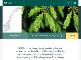 'nibio.no' screenshot