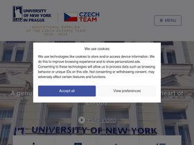 'unyp.cz' screenshot