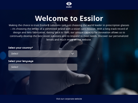 'essilor.com' screenshot