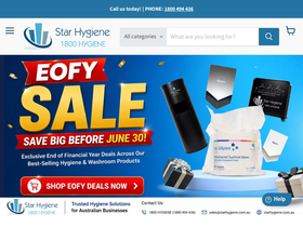 Star Hygiene homepage screenshot