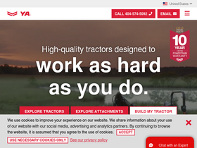 'yanmartractor.com' screenshot