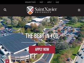 'sxu.edu' screenshot