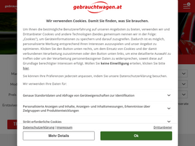 'gebrauchtwagen.at' screenshot