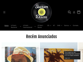 searomdiscos.com.br homepage screenshot