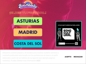 'boombasticfestival.com' screenshot