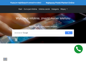 'infolinia.info.pl' screenshot