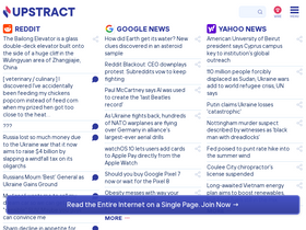 'upstract.com' screenshot