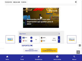 'deportestvc.com' screenshot