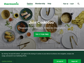'cookidoo.international' screenshot