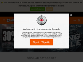 'ehobbyasia.com' screenshot