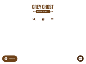 greyghostbakery.com homepage screenshot