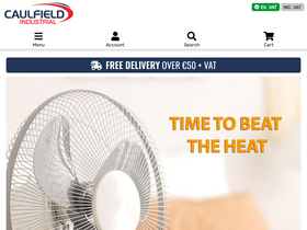 'caulfieldindustrial.com' screenshot