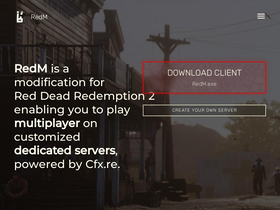 'redm.gg' screenshot