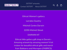 sister7.gallery homepage screenshot