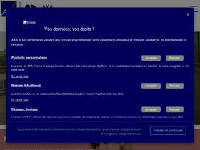 'axaprevention.fr' screenshot