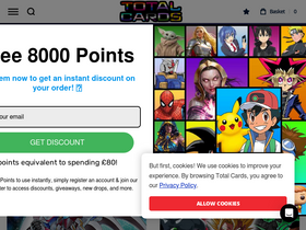 'totalcards.net' screenshot