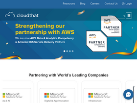 'cloudthat.com' screenshot