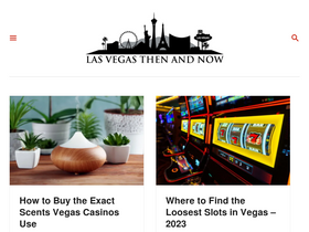 'lasvegasthenandnow.com' screenshot