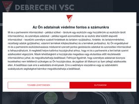 'dvsc.hu' screenshot