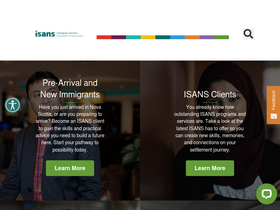 'isans.ca' screenshot