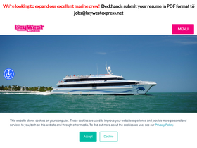 'keywestexpress.net' screenshot