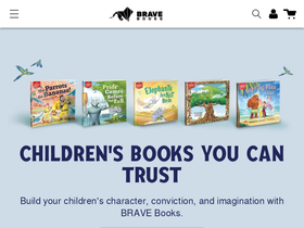 bravebooks.com homepage screenshot