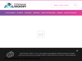 'dzienniknaukowy.pl' screenshot