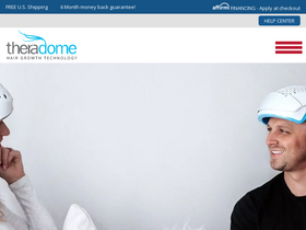 'theradome.com' screenshot