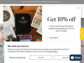 'thepeacefulpress.shop' screenshot