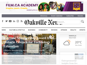 'oakvillenews.org' screenshot