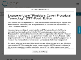 'cgsmedicare.com' screenshot