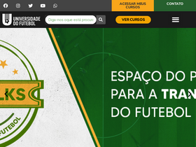 'universidadedofutebol.com.br' screenshot