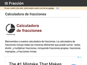 'fraccion.org' screenshot