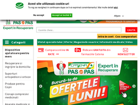 'catenapascupas.ro' screenshot