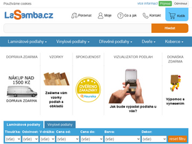 'lasamba.cz' screenshot