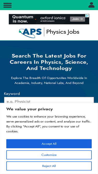 apsphysicsjobs.com