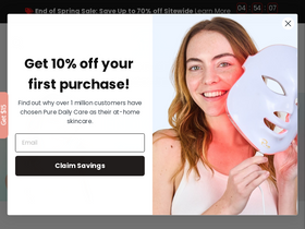 'puredailycare.com' screenshot