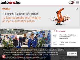 'autopro.hu' screenshot