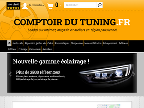 'comptoirdutuning.fr' screenshot