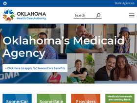 'okhca.org' screenshot