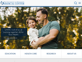 'umc.edu' screenshot
