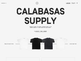 calabasassupply.com homepage screenshot