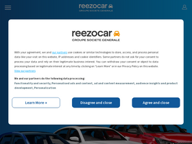 'reezocar.be' screenshot