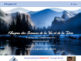 'khaymasvt.ma' screenshot