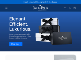 pack2packstore.com homepage screenshot