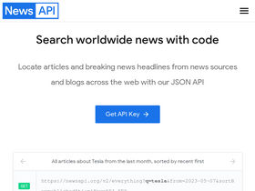 'newsapi.org' screenshot