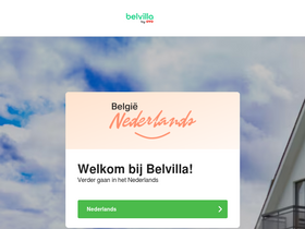 'belvilla.be' screenshot