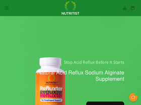 nutritist.us homepage screenshot